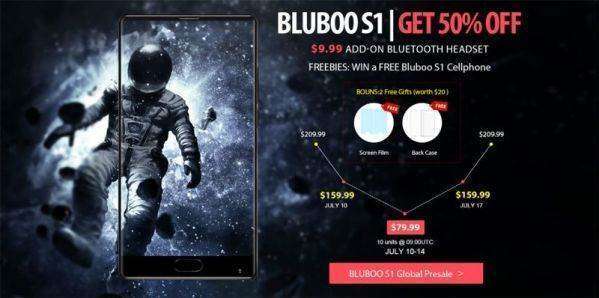 Безрамочный смартфон Bluboo S1 можно купить за полцены 3