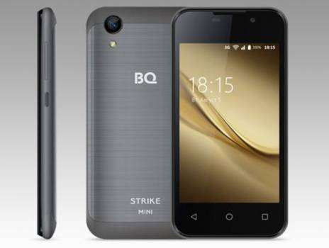  Смартфон BQ Strike Mini: 4 дюйма и Android 7 в одном корпусе 