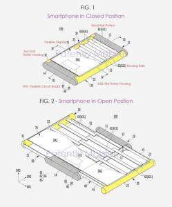 Samsung запатентовал смартфон с тремя дисплеями
