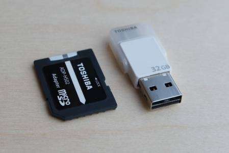Тест USB флешки Toshiba TransMemory-EX™ U382