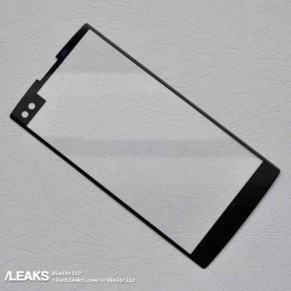 Изображение передней панели смартфона LG V30 подтверждает наличие двойной фронтальной камеры 2