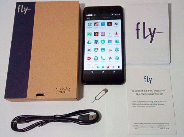 Fly Cirrus 13: металлический смартфон на Android 7 54