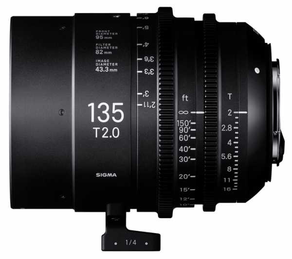 Названы цены на объективы Sigma Cine 14mm T2 и Cine 135mm T2. Продажи начнутся в конце месяца 4