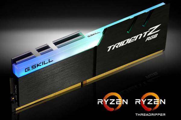 G.Skill представила комплекты ОЗУ Trident Z RGB для платформ AMD Ryzen/Threadripper