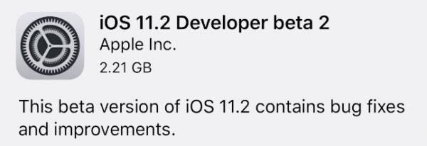 Apple выпустила iOS 11.2 beta 2 специально для iPhone X