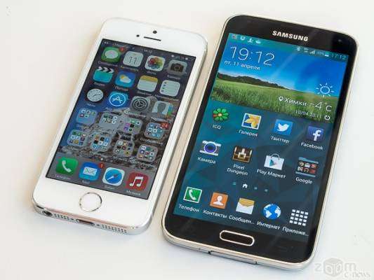 Тест-дуэль Samsung GALAXY S5 vs. Apple iPhone 5s: битва флагманов