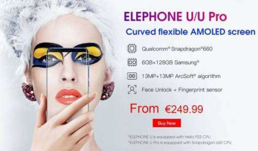  Не пропустите распродажу смартфонов Elephone U и U Pro в Efox! 