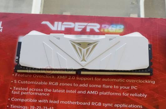 На CES 2019 были показаны наборы модулей памяти Patriot Viper Steel DDR4-4400