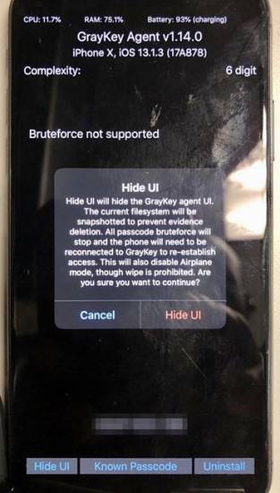 Разработчики GrayKey создали приложение для похищения паролей iPhone