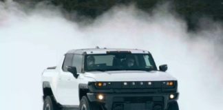 Электромобиль GM Hummer EV тестируют при минусовых температурах