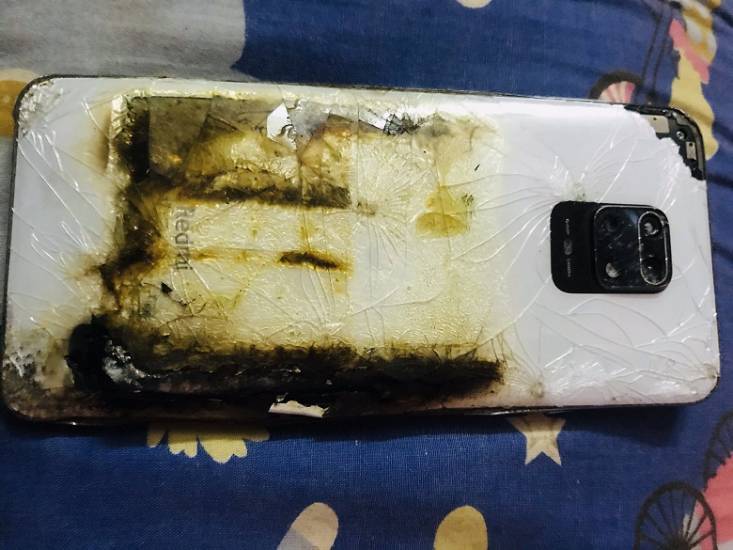 Новенький Redmi Note 9 Pro загорелся, Xiaomi обвиняет пользователя