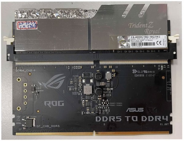 ASUS ROG работает над возможностью установки памяти DDR4 на материнки с поддержкой DDR5